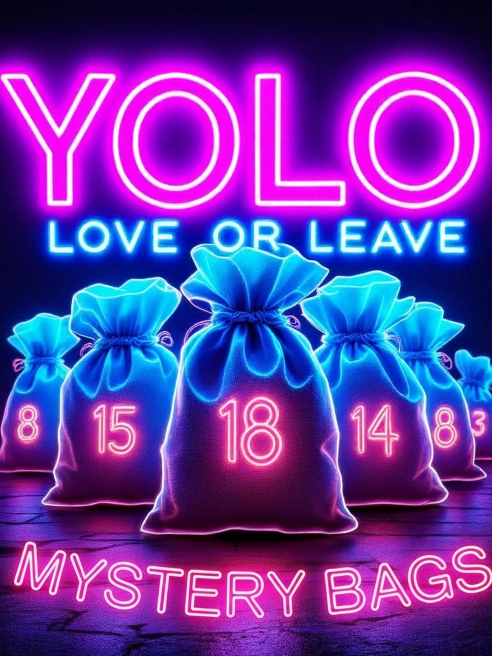 LOVE OR LEAVE MYSTERY BAGS